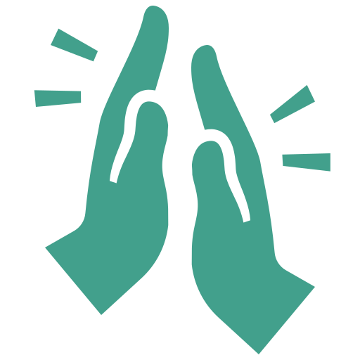 Cartoon high five